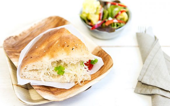Grill-Snack: Krautsalattaschen
