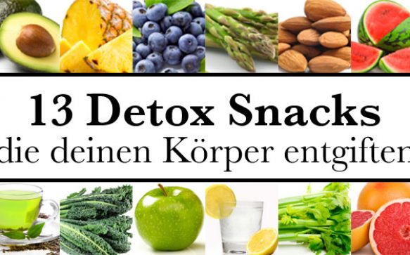 13 Detox Snacks, die deinen Körper entgiften