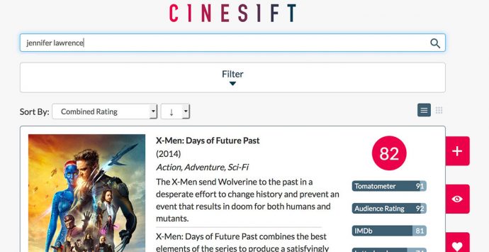 Cinesift: So einfach findest du die besten Filme auf Netflix & Amazon Prime