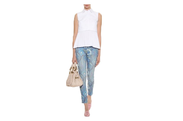 7/8 Jeans mit Print von Etro