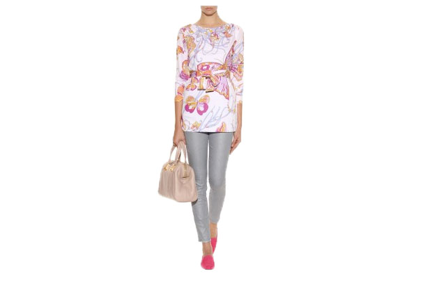 Print-Top von Emilio Pucci