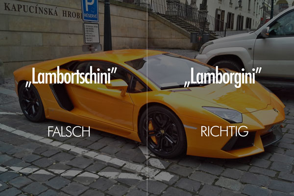 Lamborghini Aussprache