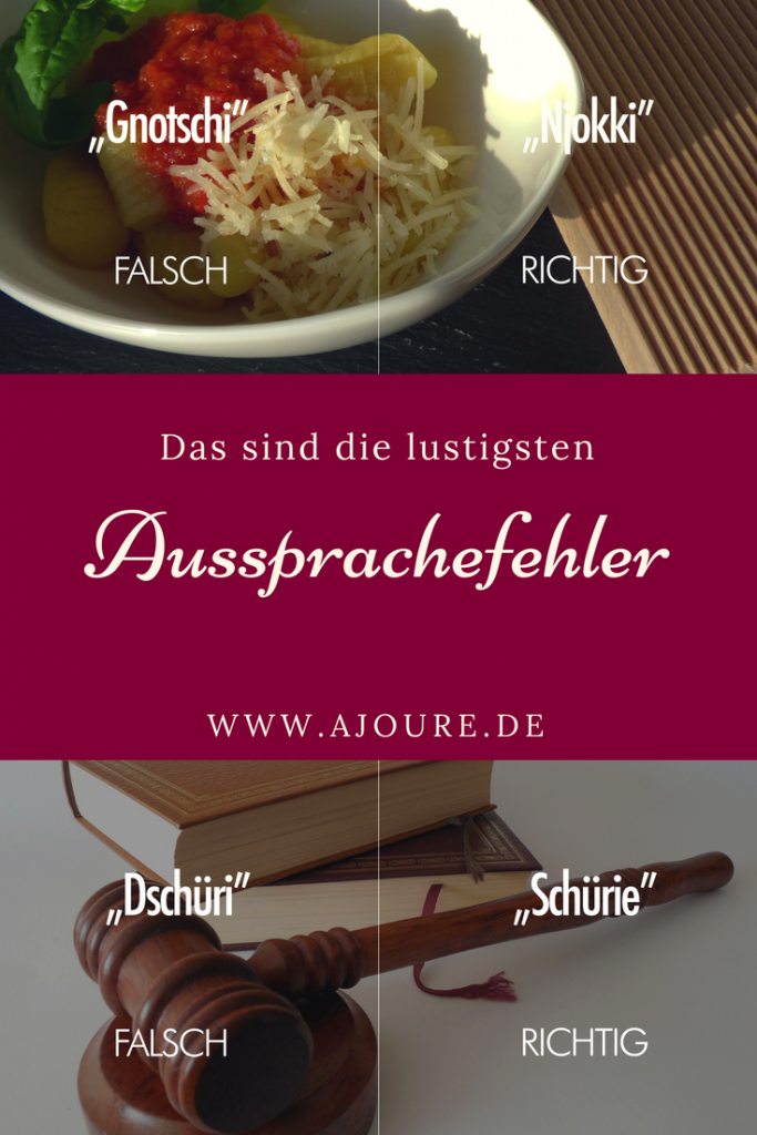 Aussprachefehler - Pinterest