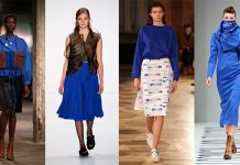 leuchtendes Blau