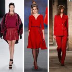 Herbst Trendfarbe rot