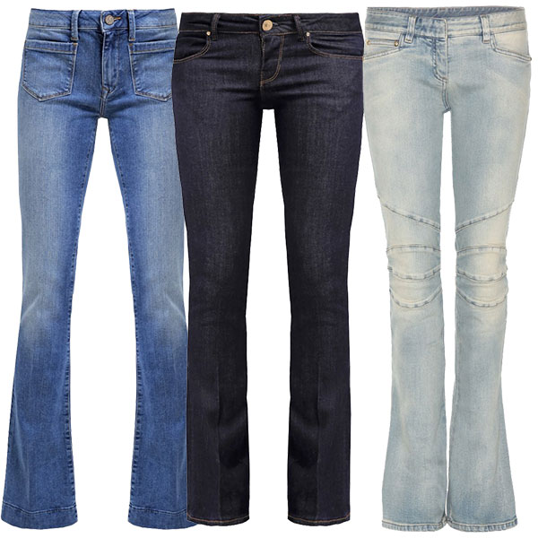 Jeans Schlaghose