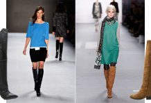 Designer wie Laurel und Marc Cain zeigen es: Overknee Stiefel werden jetzt alltagstauglich.