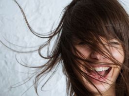 fliegende Haare loswerden