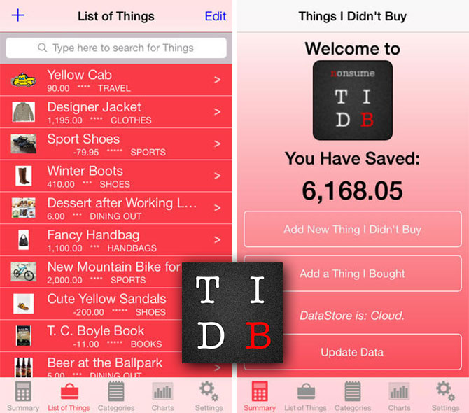 things i did't buy TIDB App