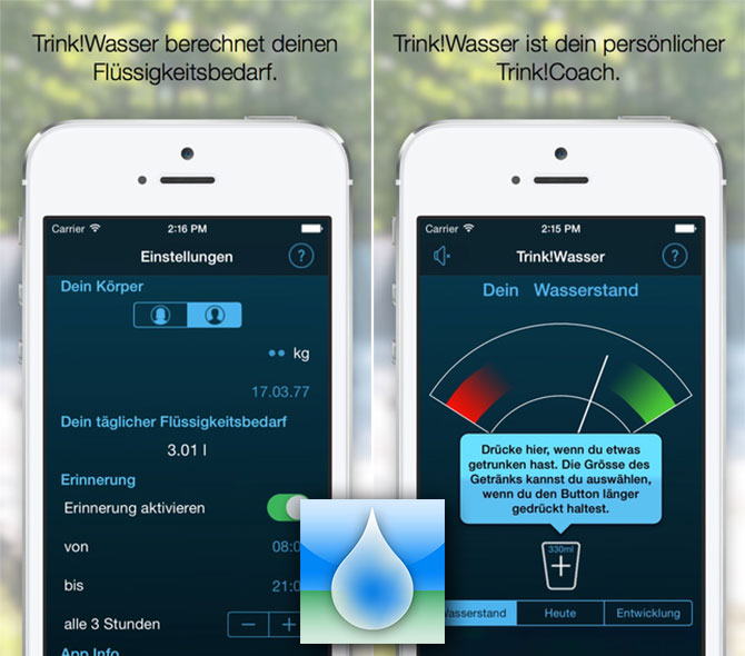 Trink Wasser App