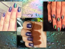 Oil Slick Nails