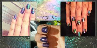 Oil Slick Nails