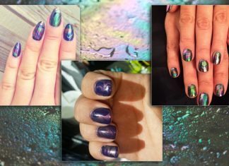 Oil Slick Nails