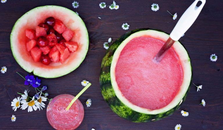 Fruchtige Melonen-Bowle selbst gemacht