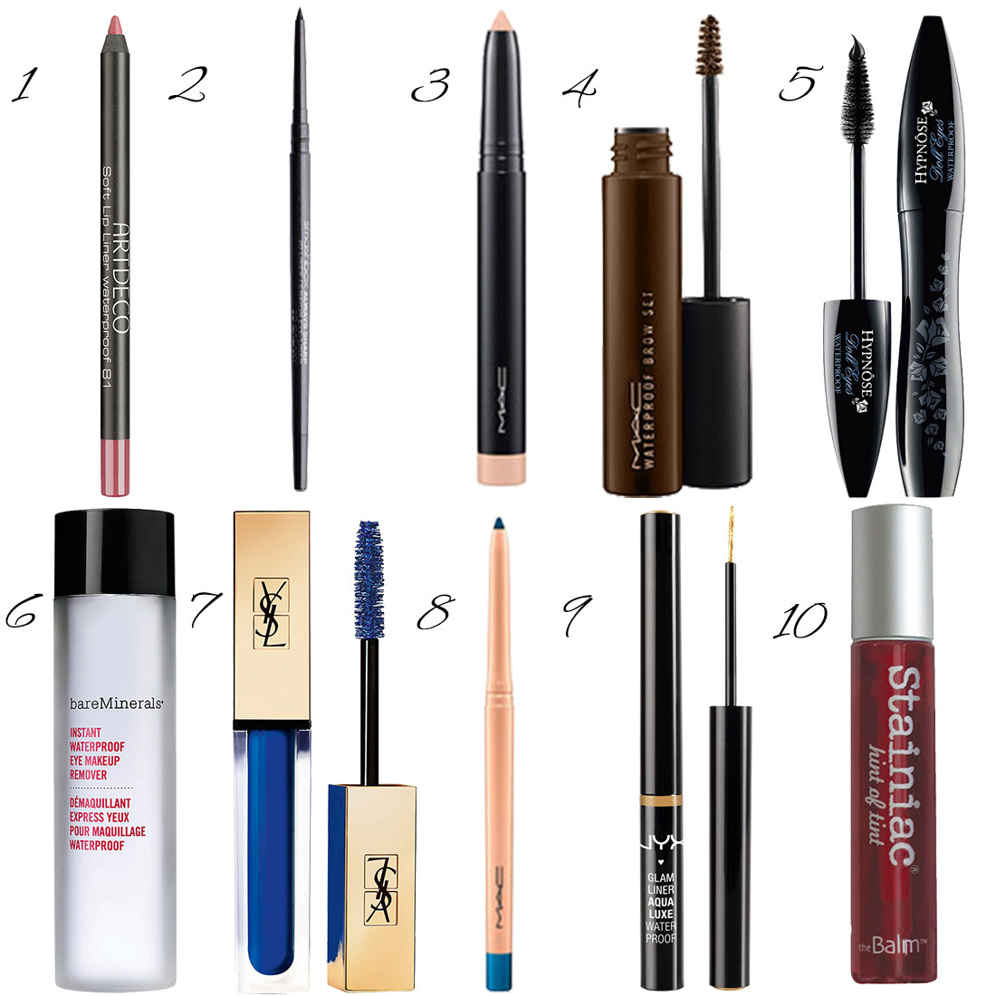 wasserfests Make-up Produkte