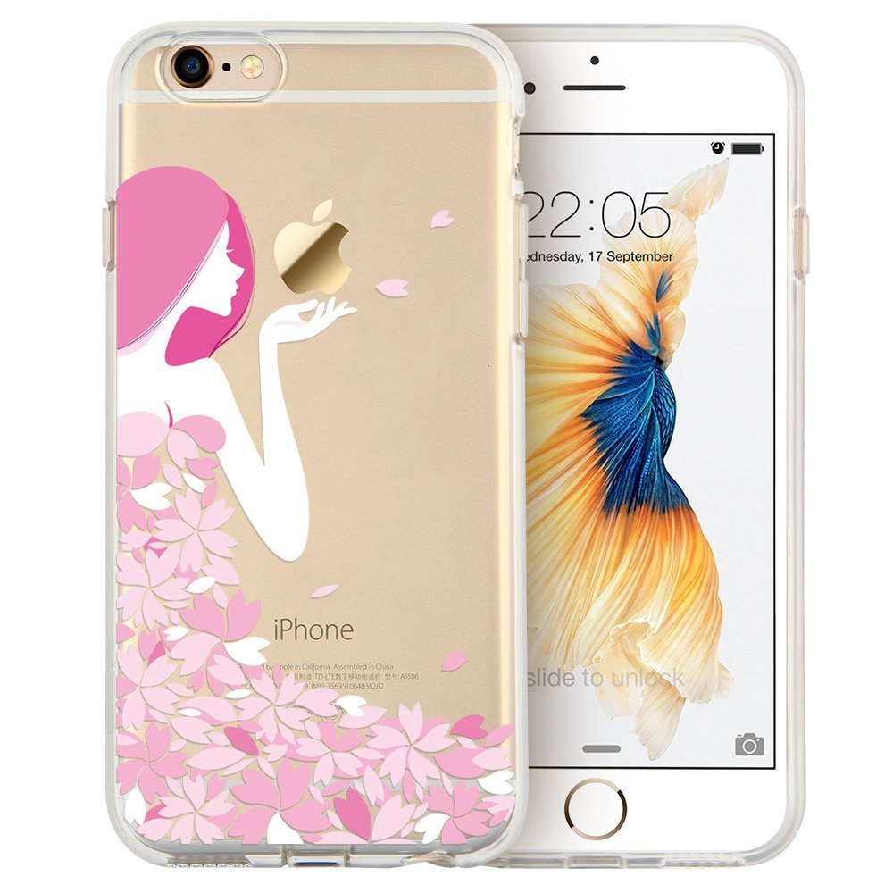 iPhone 6 / 6S Hülle Blüten Mädchen