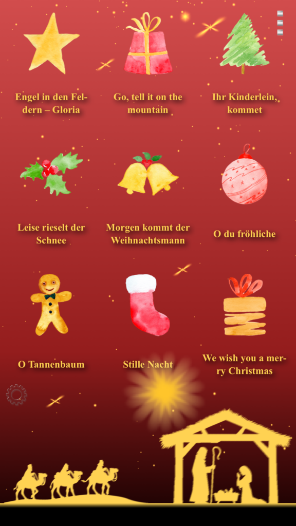 Weihnachts-Apps: Weihnachtslieder