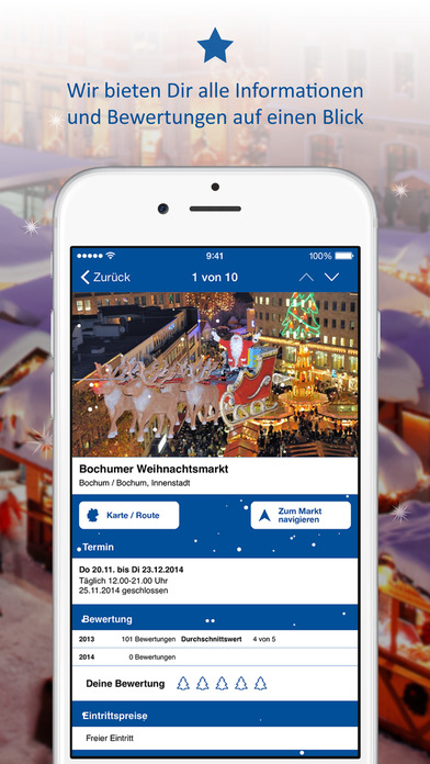 Weihnachtsmarkt App