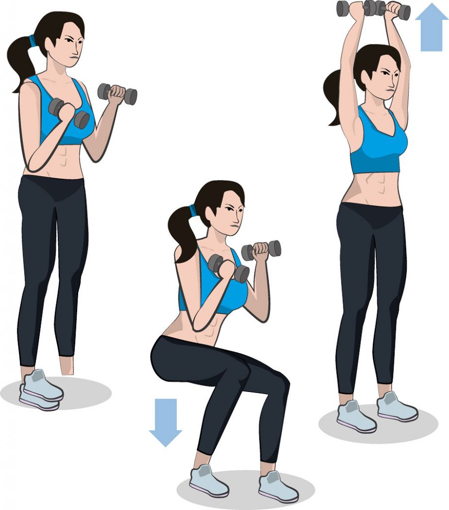 Dumbbell Thrusters