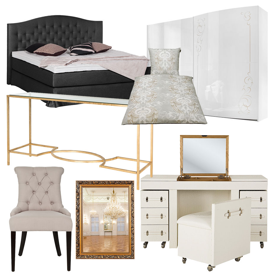 Schlafzimmer: Glamour Feeling