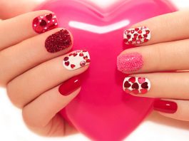 Nageldesign zum Valentinstag