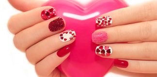 Nageldesign zum Valentinstag