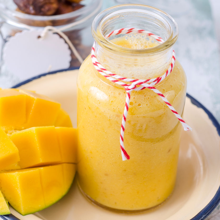 Buttermilch und Mango