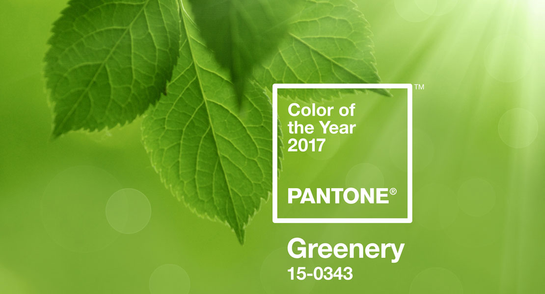 Pantone Farbe des Jahres 2017 Greenery