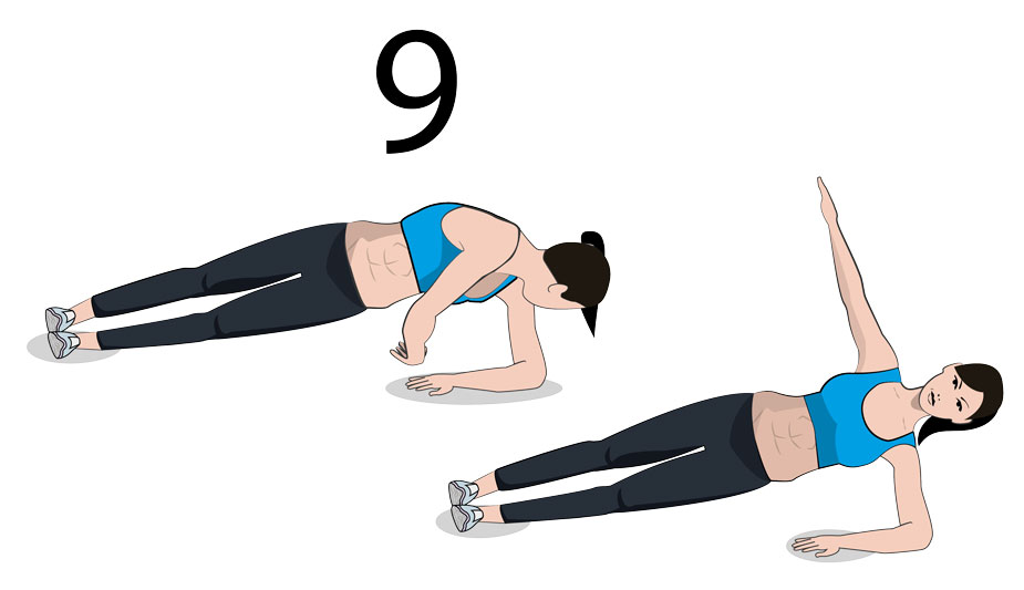 Side Plank Rotation