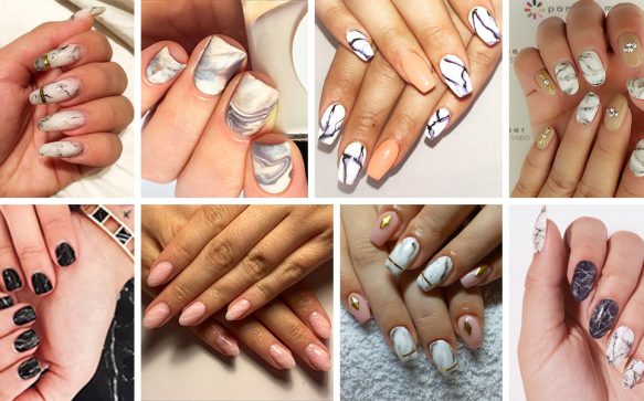 Marble Nails: Wir sind verliebt in die neuen Marmor-Nägel!