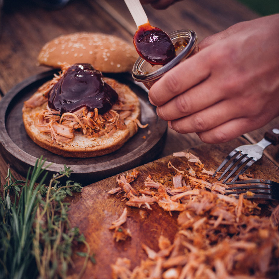 Veganes „Pulled Pork“ aus Jackfruit