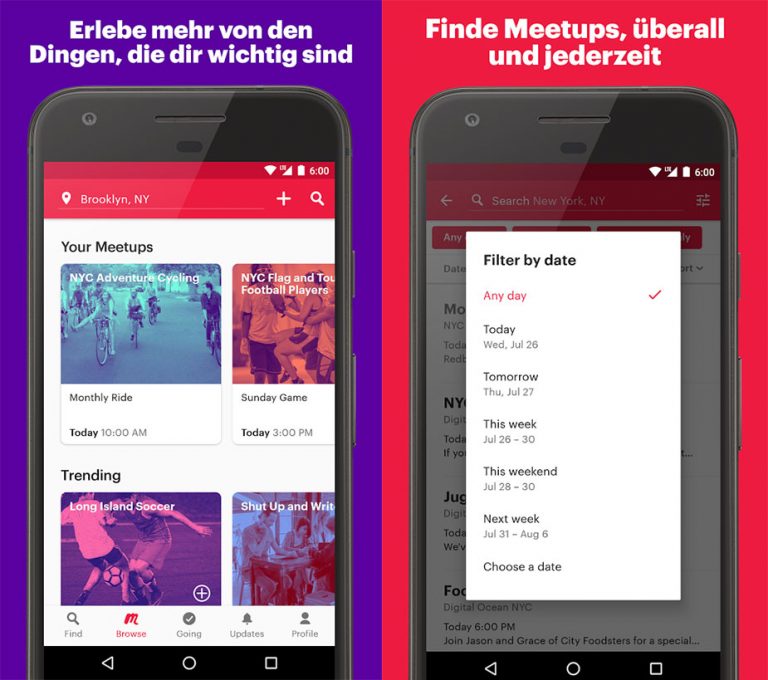 App of the Month: Meetup - AJOURE.de