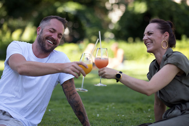 Käfer Frozen Cocktails beim Date
