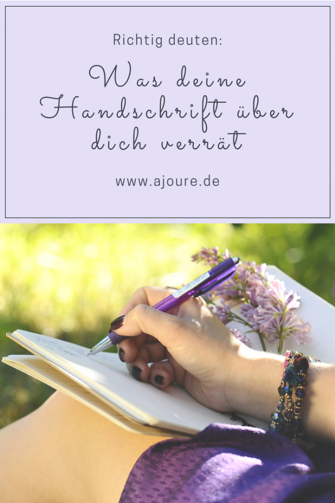 Handschrift Persönlichkeit Pinterest