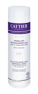 Cattier Reinigungsfluid Rose – Aloe Vera mit Mizellen-Technologie