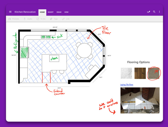 OneNote planen