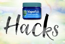 Wick VapoRub Lifehacks