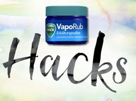 Wick VapoRub Lifehacks