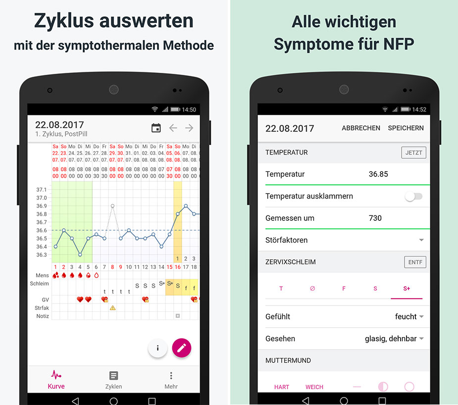 myNFP: Hormonfreie Verhütung und natürliche Familienplanung  