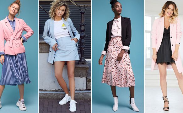 Blazer mit Rock: Die Power-Kombination