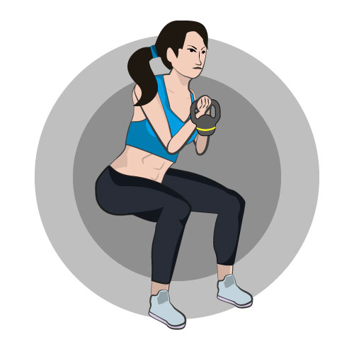 3. Goblet Squat