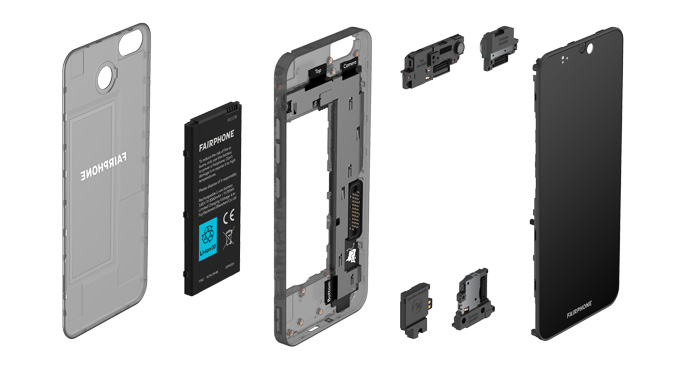 Fairphone 3 Komponenten