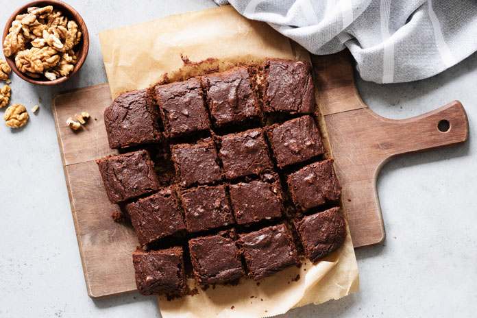 Brownies mit Proteinpulver