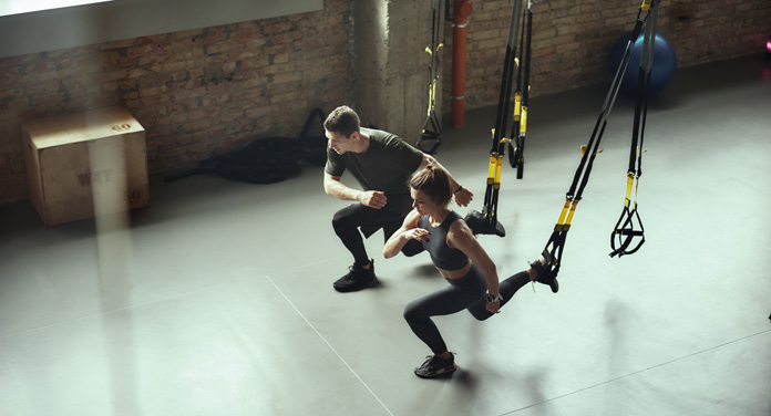 Fitness-Vorsätze durhhalten mit Partner