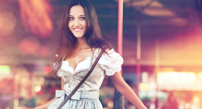 Das Dirndl - nicht nur auf der Wiesn ein Hingucker