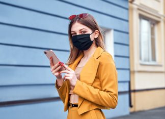 Mund-Nasen-Masken als modisches Accessoire