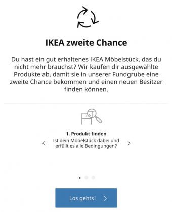 IKEA Zweite Chance - Start