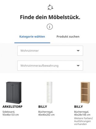 IKEA Zweite Chance - Finde dein Möbelstück