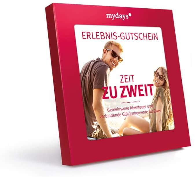 Valetinstag mydays Erlebnis-Gutschein Zeit zu zweit