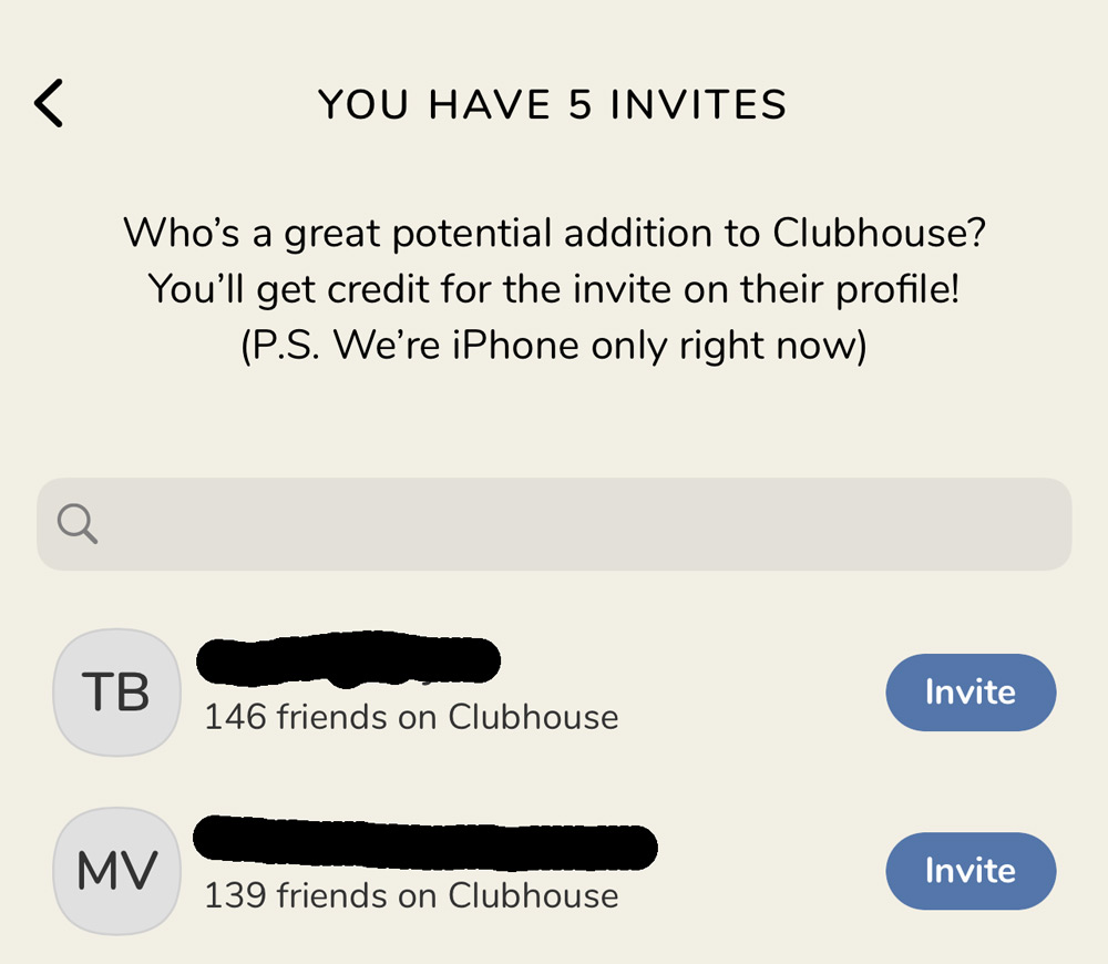 Invites